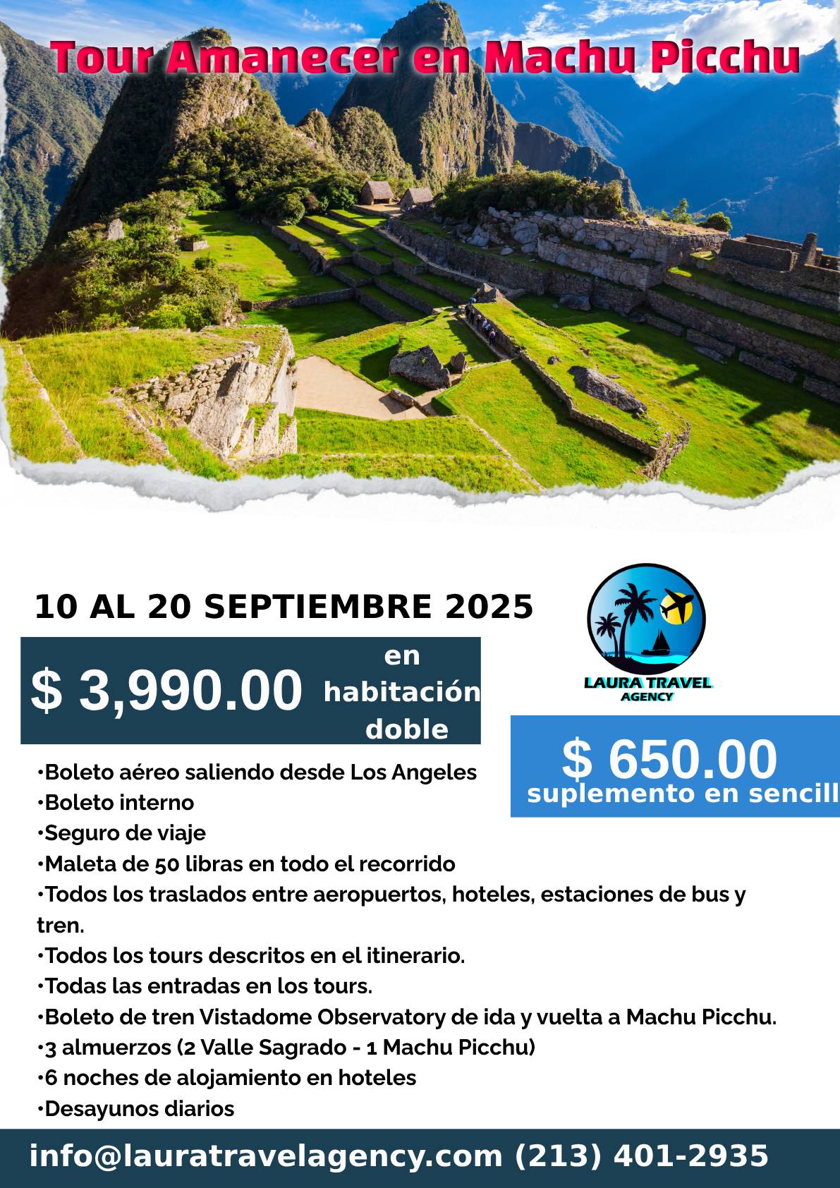 Tour Amanecer en Machu Picchu